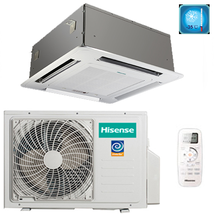 Кондиционер кассетный Hisense AUC-18HR4SAA1+AUC-650 от интернет-магазина ClimateON
