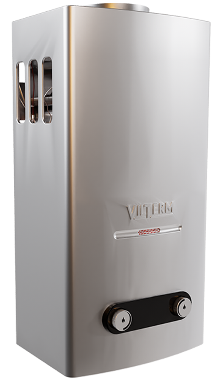 Газовая колонка VilTerm S11 Серебро от интернет-магазина Climateon