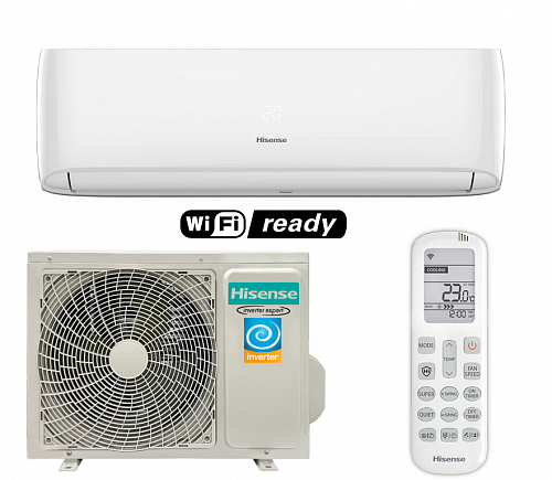 Кондиционер настенный Hisense AS-13UW4RYRCA04 WI-FI от интернет-магазина ClimateON